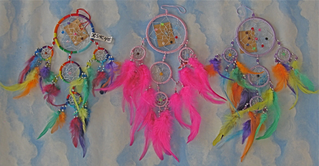 Colored String Dream Catcher $4.00